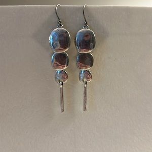 Earrings silver color